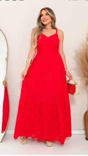 Vestidos seminovos (Apenas 1 dia de uso) Tamanho XL (Preto e Vermelho)