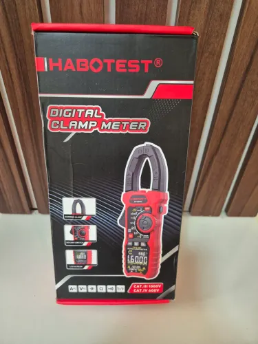 Alicate Amperímetro Digital Habotest HT208D True RMS
