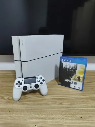 PS4 500gb Branco Raridade - Aceito envio