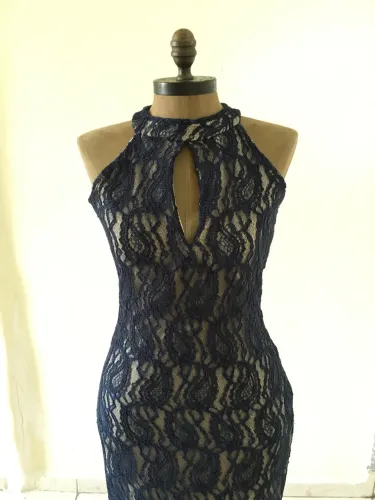 Vestido longo de festa 