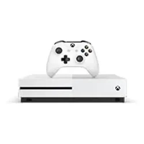 Xbox one s com 2 controles originais, com um controle extra do Xbox series s verde.