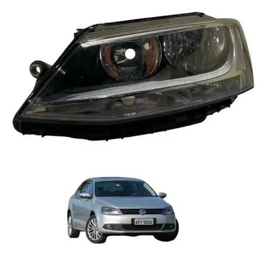 Farol Esquerdo Foco Duplo Volkswagen Jetta 2011 2012 A 2014 Esquerdo/motorista