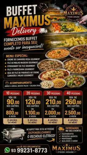 Buffet delivery p/seu evento