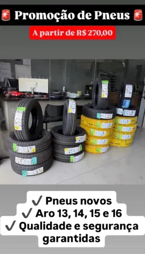 Pneus Novos Aro 13,14,15 e 16