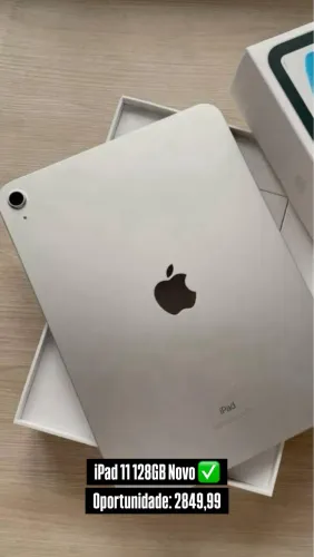 Vendo IPad 11 128GB cor Cinza Lacrado!