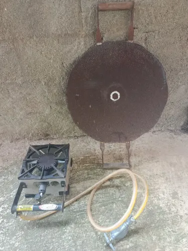 Fogareiro a gás 1 boca e tacho de arado