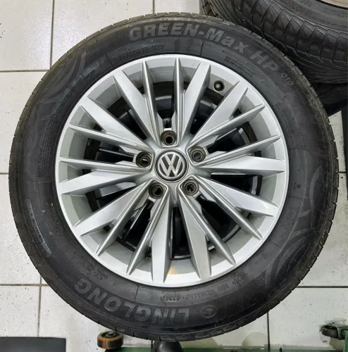 Jg Roda Original Vw Jetta Aro 16 furacão 5x112 Jetta, Golf Mk7