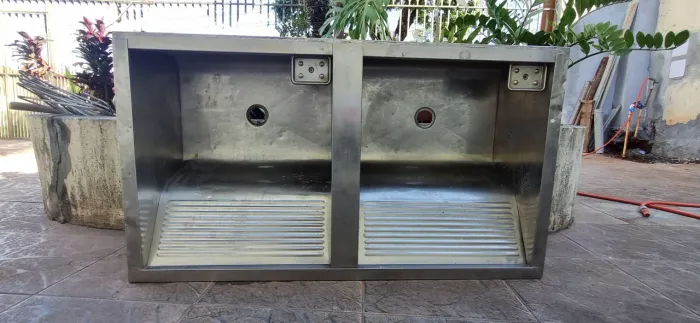Tanque duplo de alumínio