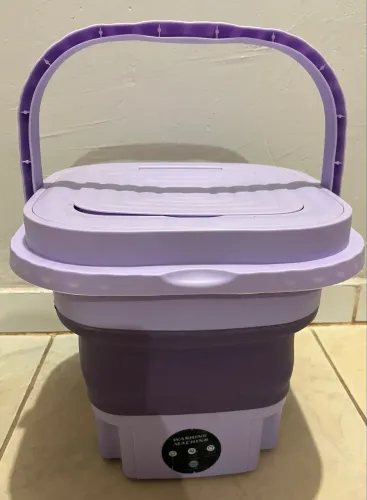 Mini máquina de lavar portátil bivolt 