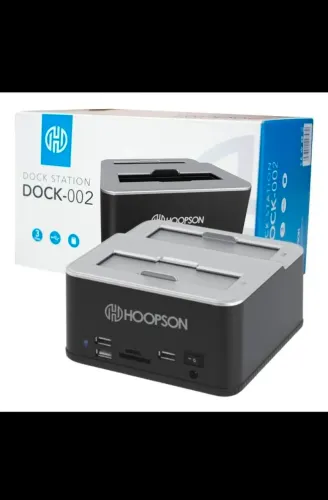 dock station Hoopson DOCK-002 para discos SATA e cartões de memória