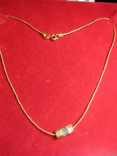 Gargantilha Feminina Pedra Citrino 6.2 mm Ouro 18 Kilates Peso 4.00 Gramas 40 Cm