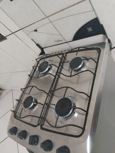 Fogão inox 4 bocas 