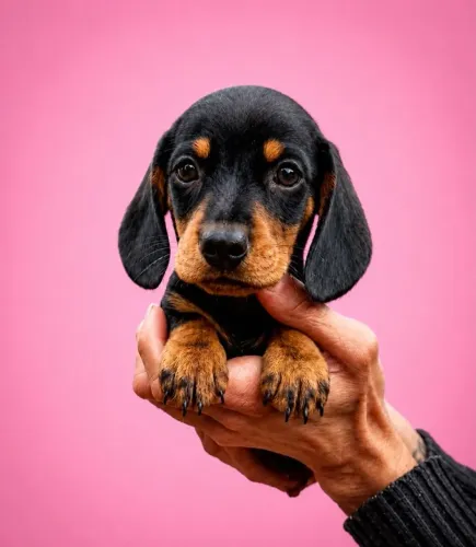 Dachshund perfeito para momentos especiais juntos