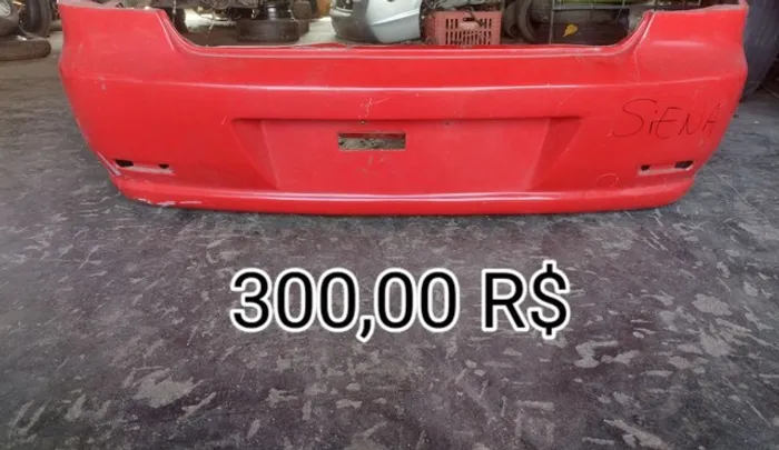 Para-choque traseiro Fiat Siena 2005/2008