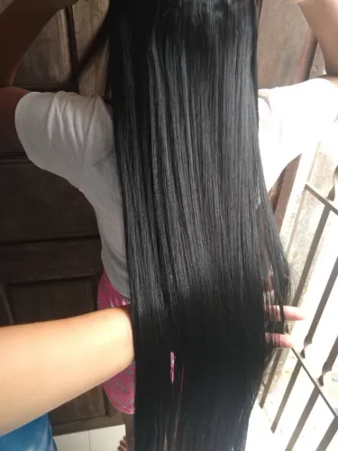 Mega hair orgânico 70 cm liso e ondulado (Lojatemdtudoslz)
