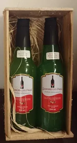 Vinho artesanal de frutas amazonicas