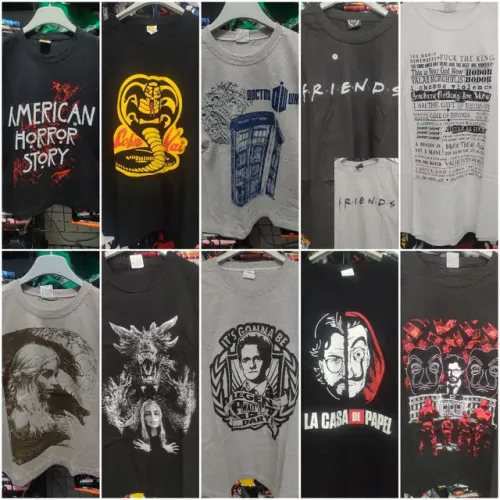 Camisetas Stranger Game La Casa Supernatural Cobra Wandinha Prison Riverdale Sons Vikings