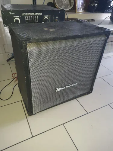 Amplificador 600w e caixas de 12" e 15"