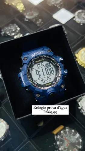 Relógio Digital Masculino Prova D'água