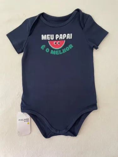 Body azul Malwee - Novo - 3 anos