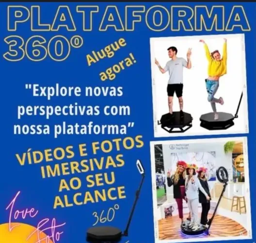 Plataforma 360 Locação - Fotos e Vídeos para eventos