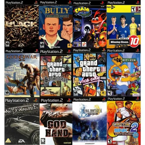 Jogos de Ps1 e PS2 a sua escolha 5 cada cd