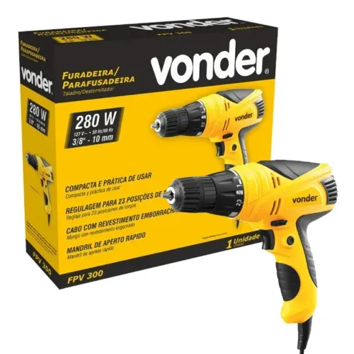 FURADEIRA PARAFUSADEIRA 3/8" FPV300 220V VONDER