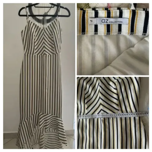 Vestido listrado
