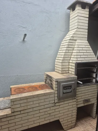 Trio colonial churrasqueira forno e fogão a lenha usado