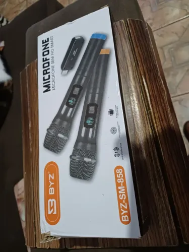 Par de microfone para fazer a festa R$120