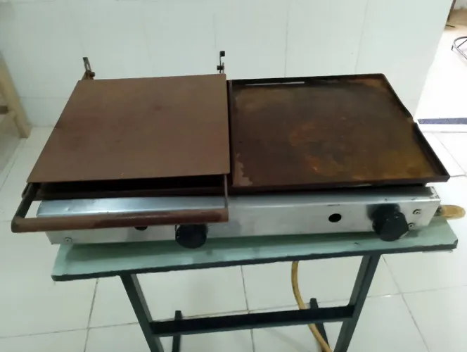 Chapa para lanche a gás 