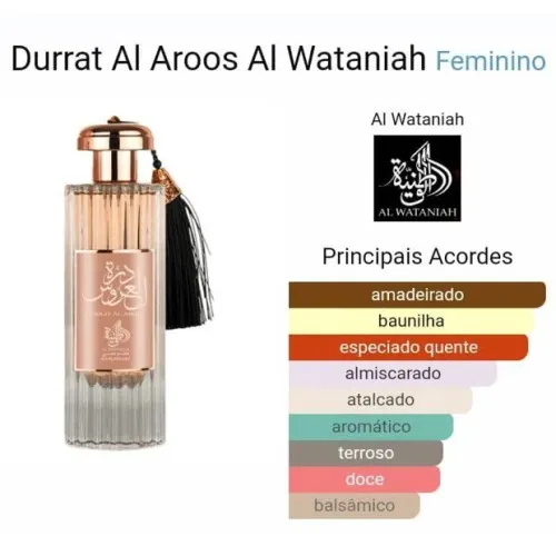 Perfume Árabe Durrat Lacrado