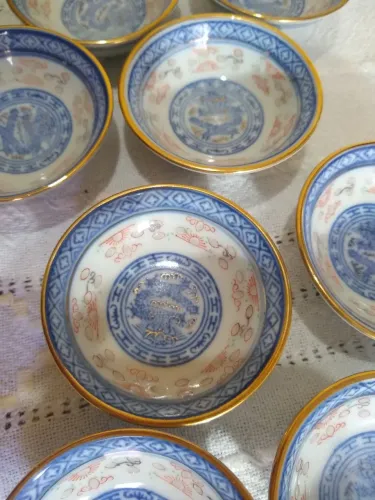 Conjunto de saque porcelana chinesa