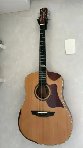 Violão Strinberg SD201HCR, nut e rastilho de osso, cordas e capa originais, pouco usado
