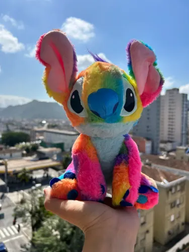 Pelúcias Stitch e Angel