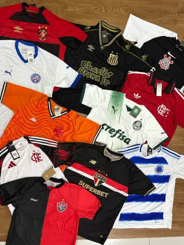 OS MELHORES MODELOS DE CAMISAS TIMES DISPONÍVEIS