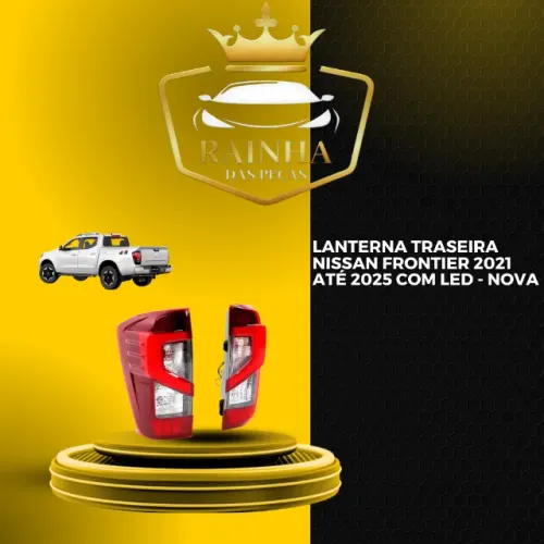 Lanterna Traseira Nissan Frontier 2021 até 2025 Com Led - NOVA
