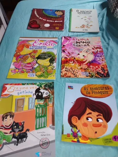 6 Livros infantis - Diversos títulos