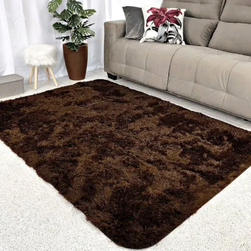Tapete Peludo Felpudo De Sala Ou Quarto Luxo 2,00 x 1,50