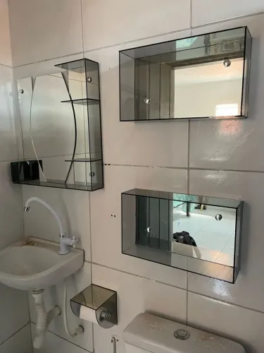 Conjunto de Espelhos Decorativos para Banheiro