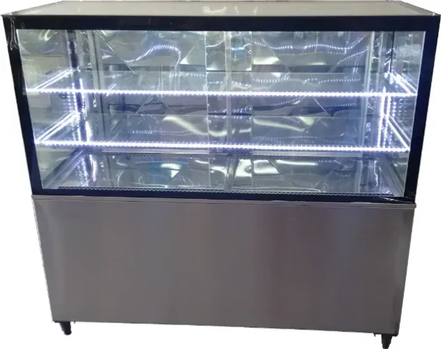 VITRINES  DE 1500X600X1300 NO AÇO INOX 430