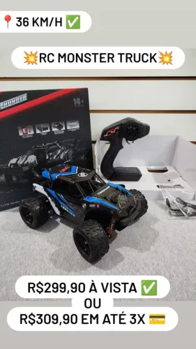 RC Monster Truck 36km/h PROFISSIONAL