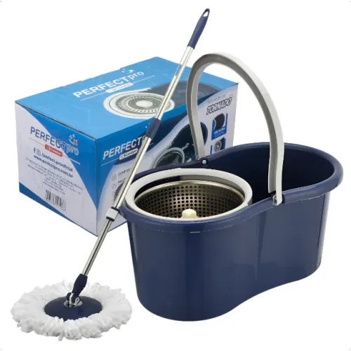 Mop esfregão de Limpeza Giratório Tornado Inox Original Perfect 