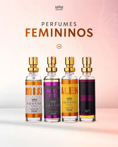 Perfumes Femininos Amakha Paris 15ml