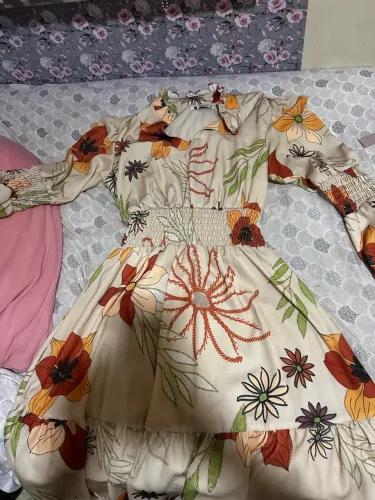 Vestido floral estampado