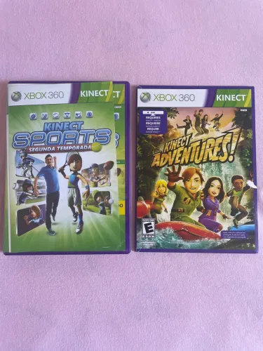 Kinects Sports 2 temporada + Kinect Adventures + Sensor Kinect Xbox 360