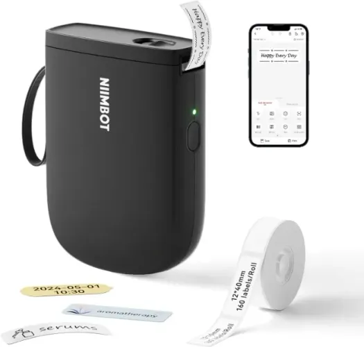 Mini Impressora de Etiquetas Térmica Niimbot D11 - Portátil e Bluetooth