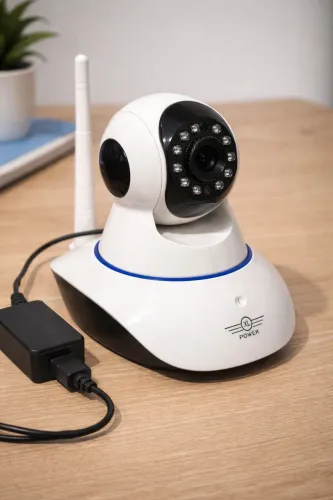 Câmera IP Wi-Fi Motorizada HD - Visão Noturna - Controle pelo Celular