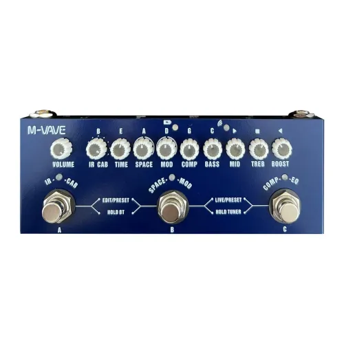 Pedal M-Vave cube baby Bass novo para baixo