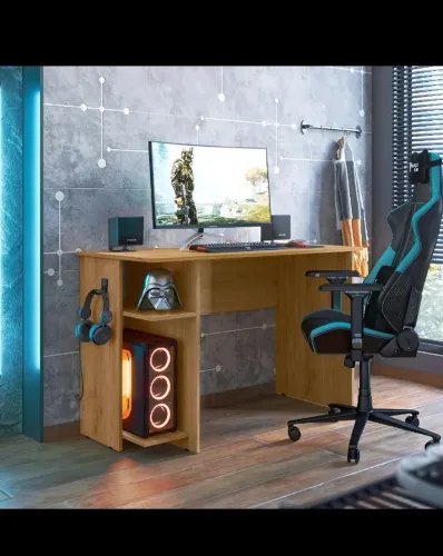 Mesa Gamer Amadeirado